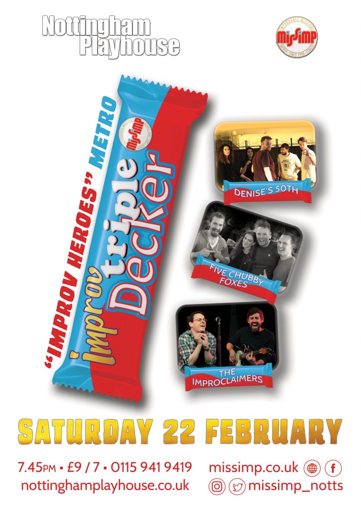 Improv Triple Decker - February 2020 at Nottingham Playhouse