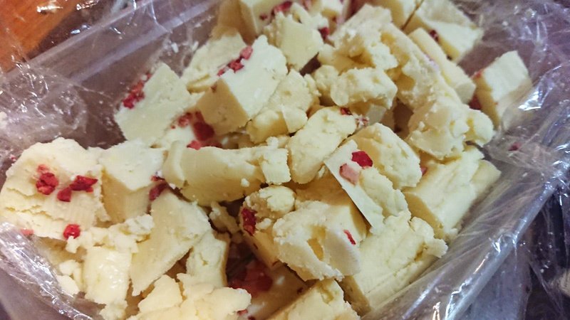 White Chocolate and Strawberry Truffles recipe